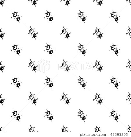 Bird flu virus pattern vector seamless Bird flu virus pattern vector seamless 45395295