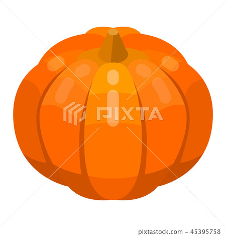 Pumpkin thanksgiving icon, isometric style 45395758