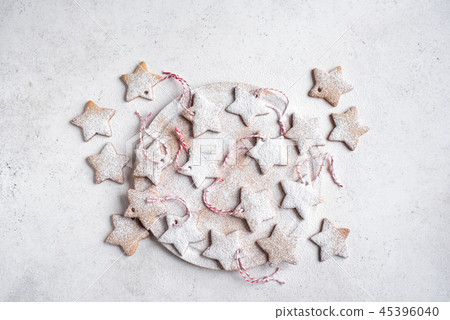 Christmas star shaped cookies Christmas star shaped cookies 45396040