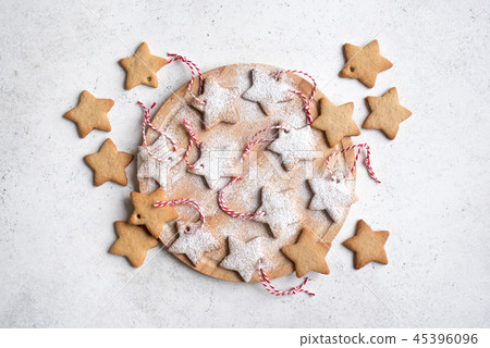 Christmas star shaped cookies Christmas star shaped cookies 45396096