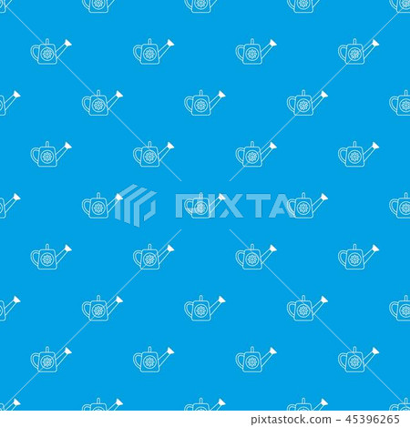 Watering can pattern vector seamless blue 45396265