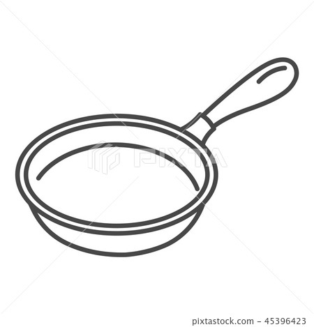Griddle icon, outline style Griddle icon, outline style 45396423