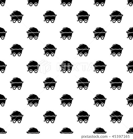 Mining cart pattern vector seamless 45397165