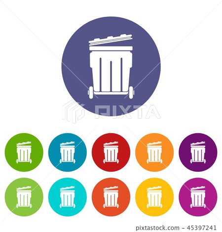 Street container icon, simple style Street container icon, simple style 45397241