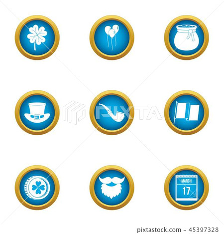 Fortune icons set, flat style Fortune icons set, flat style 45397328