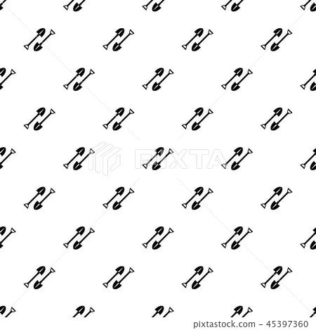 Mine shovel pattern vector seamless 45397360
