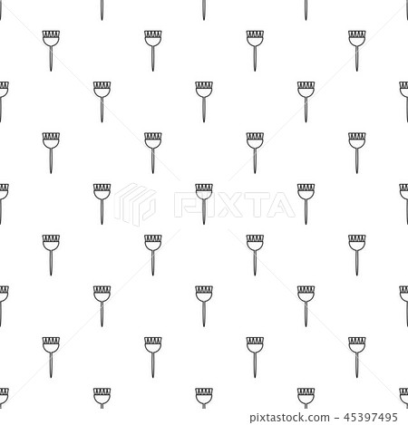 Cosmetic brush pattern vector seamless 45397495