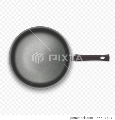 realistic empty pan 45397525