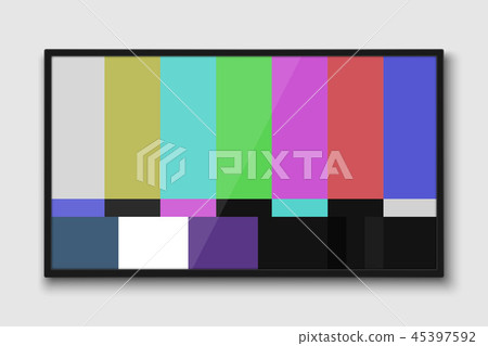 Realistic TV screen Realistic TV screen 45397592