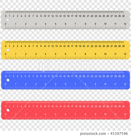 School Plastic Measuring Ruler School Plastic Measuring Ruler 45397596