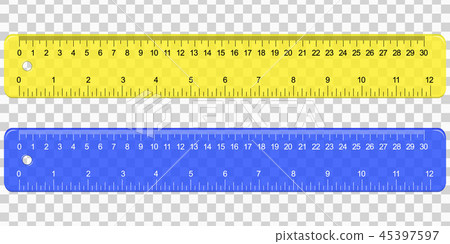 School Plastic Measuring Ruler School Plastic Measuring Ruler 45397597