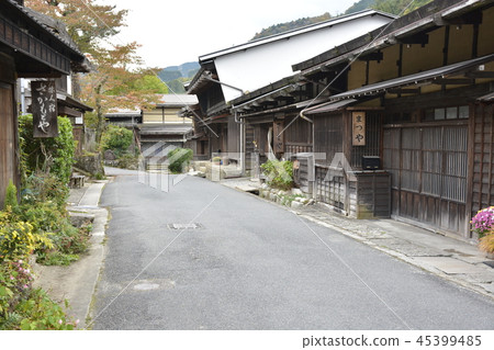 [Nagano Prefecture Minamigiso-cho] Nakasendo and Tsumagojuku townscape 45399485
