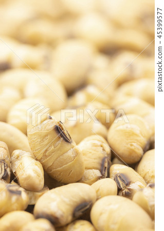 close up of roasted soy beans for background 45399577