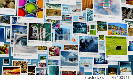 Photography and image sharing concept on internet 45400946