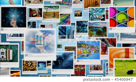 Internet Photo and Picture sharing concept 45400947