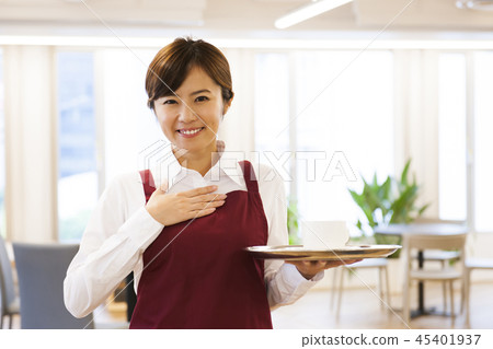 Cafe Restaurant Woman Young Woman Person Restaurant Clerk Waitress Part-time Part Cafe Restaurant Woman Young Woman Person Restaurant Clerk Waitress Part-time Part 45401937