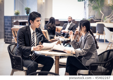 Business scene Business scene 45402287