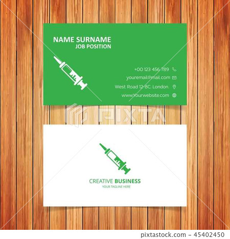green and white business card green and white business card 45402450