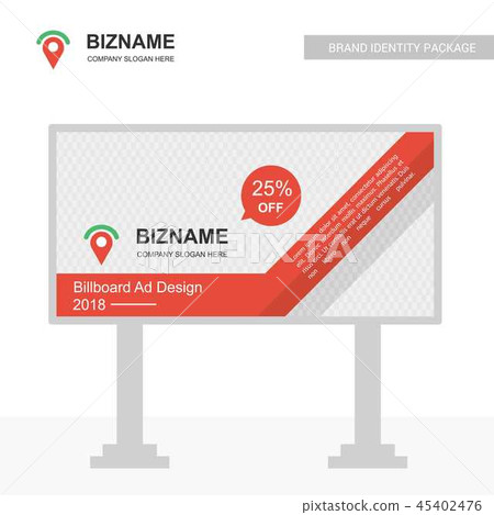 Business bill board design with logo 45402476