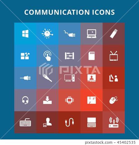 Communication Icons - Stock Illustration [45402535] - PIXTA
