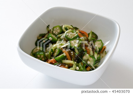 秋葵鹽和海藻 秋葵鹽和海藻 45403070