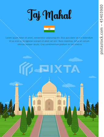 Taj Mahal mausoleum in Agra 45403980