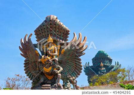 Landscape picture of Garuda Wisnu Kencana statues 45404291