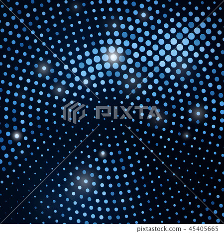 Abstract black background with retro blue glitter halftone Abstract black background with retro blue glitter halftone 45405665