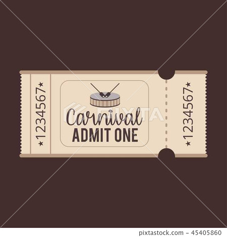 Happy Brazilian Carnival Day carnival show ticket Happy Brazilian Carnival Day carnival show ticket 45405860