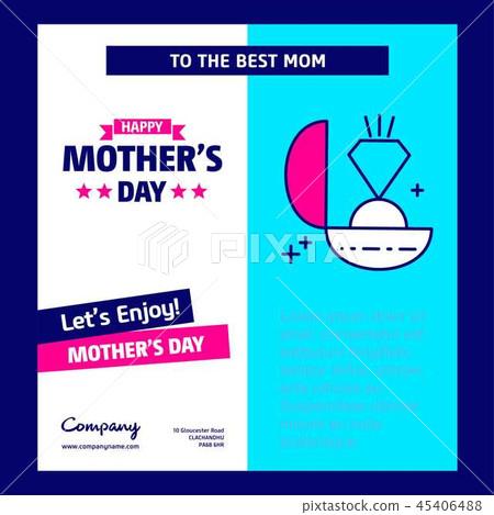 Happy Mother's day greetings card Ring 45406488