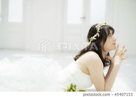 婦女婚姻新娘圖像 婦女婚姻新娘圖像 45407153