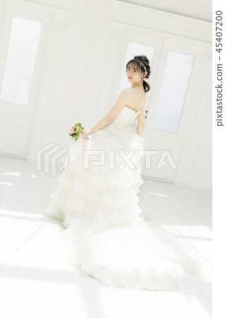 婦女婚姻新娘圖像 45407200