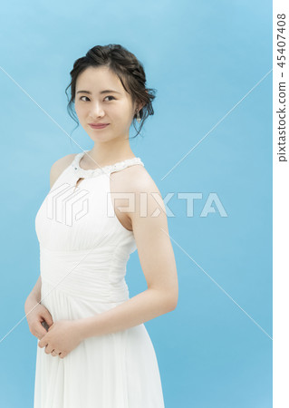 婦女婚姻新娘圖像顏色後面 婦女婚姻新娘圖像顏色後面 45407408
