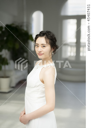 婦女婚姻新娘圖像 婦女婚姻新娘圖像 45407431