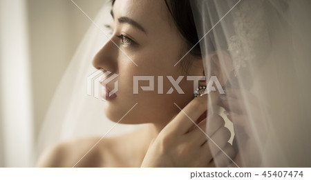 婦女婚姻新娘圖像 婦女婚姻新娘圖像 45407474