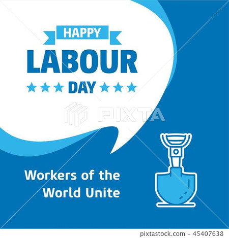 Happy Labour day design  45407638