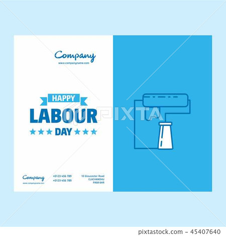 Happy Labour day design  45407640