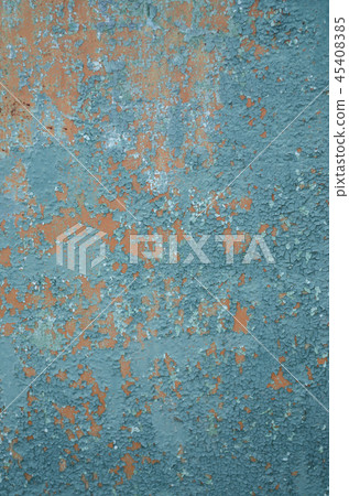 Vertical background old cracked paint on fence 45408385