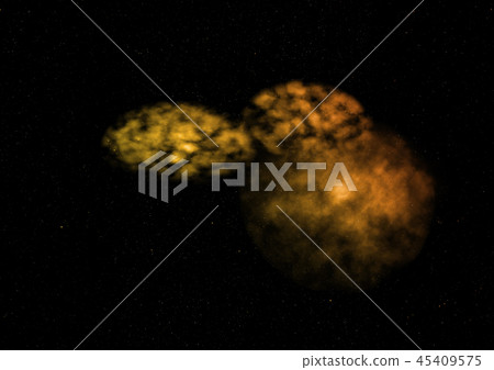 Being shone nebula. 3D rendering Being shone nebula. 3D rendering 45409575