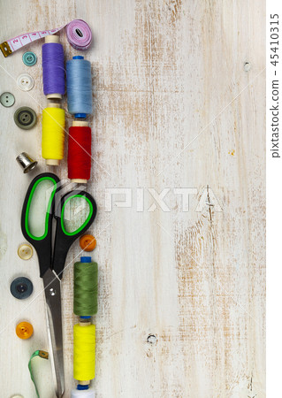 Border of sewing accessories Border of sewing accessories 45410315