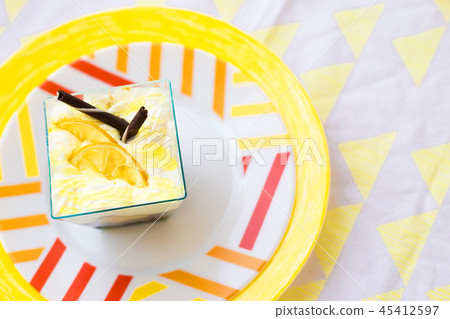 dessert on a plate dessert on a plate 45412597