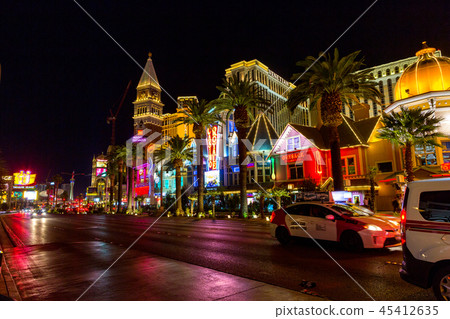 Night view of Las Vegas Night view of Las Vegas 45412635