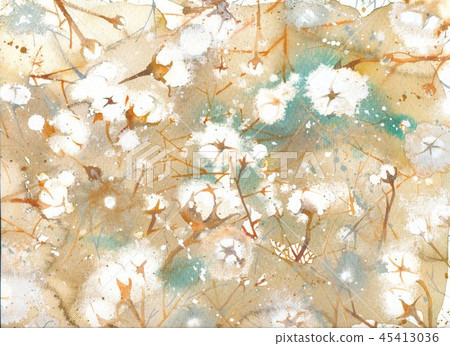 棉花背景材料 45413036