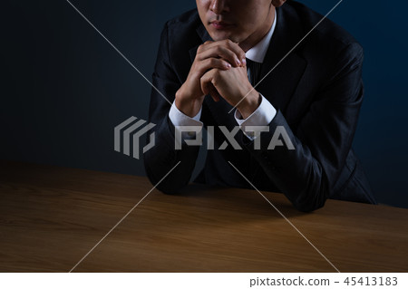 Serious image businessman Serious image businessman 45413183