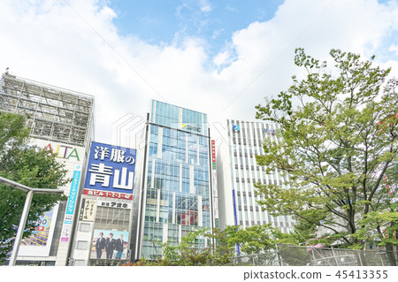 新宿站東口都市風景 新宿站東口都市風景 45413355