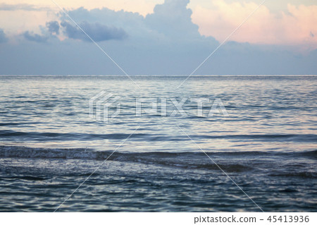 Sea. Beautiful seascape on the Azov Sea 45413936