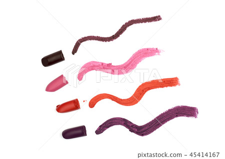 lipstick on the white background lipstick on the white background 45414167