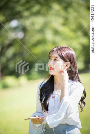 女人女大生女孩可愛都市浪漫休閒 45414222