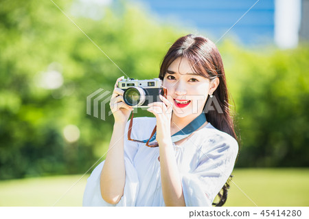 female woman college girl cute city romantic leisure female woman college girl cute city romantic leisure 45414280