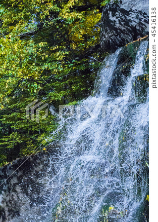 Waterfall in the park 45416138